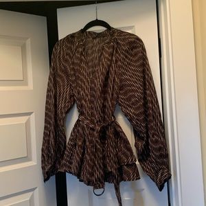 NWT Banana Republic belted top